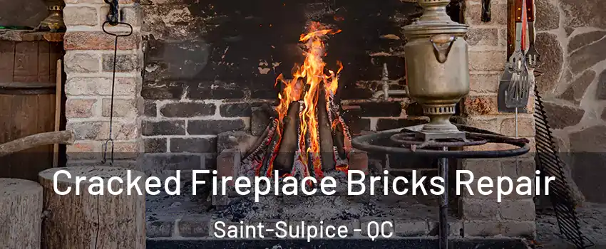  Cracked Fireplace Bricks Repair Saint-Sulpice - QC