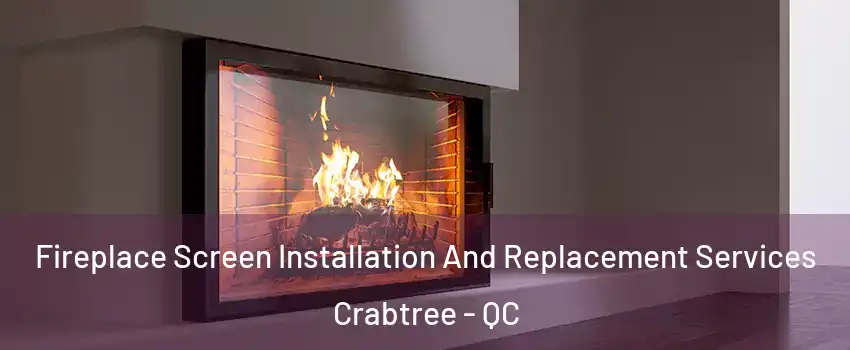 Fireplace Screen Installation And Replacement Services Crabtree - QC