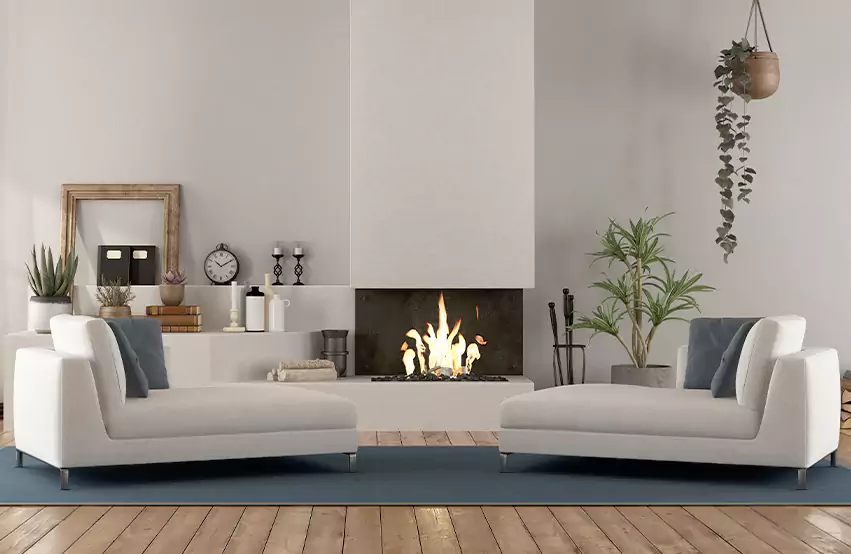 Custom Fireplace Design in Lassomption, QC