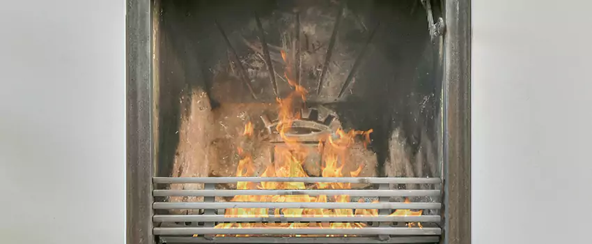 Travis Industries Linear Gas Fireplace Installation in Saint-Gerard-Majella, Quebec