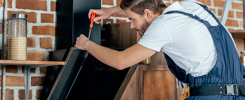 Old Rusted Metal Fireplace Repair And Replacement in LAssomption, QC